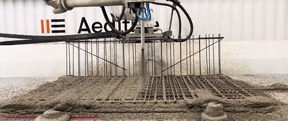 Aedetive shows off steel-reinforced retaining wall straight from the 3D printer 